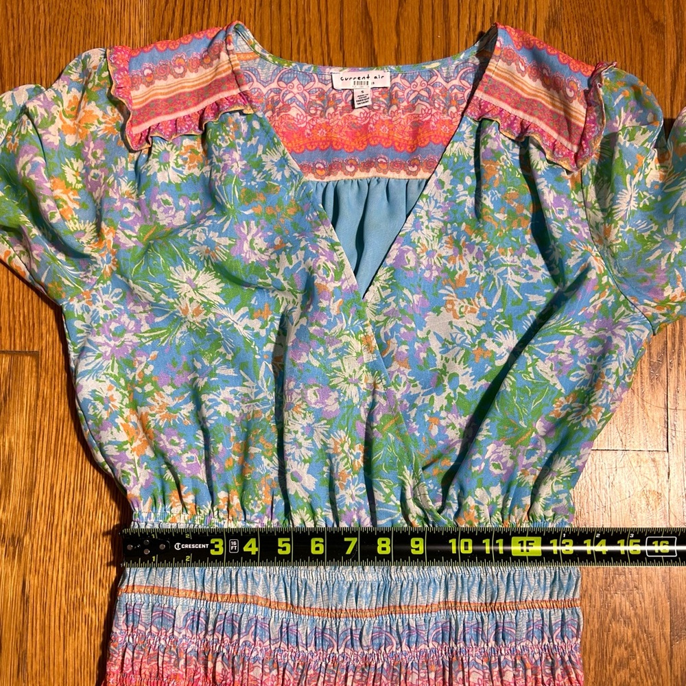 Current Air Fairy Tale Bohemian Floral Patchwork Boho Festival‎ Dress - Picture 6 of 11